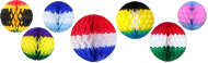 Honeycomb Balls Mixed Colors